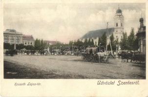 Szentes - 3 db régi városképes lap, közte  W. L. Bp. 10