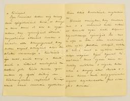 1907 gróf Tisza István (1861-1918) saját kézzel írt levele Szél Kálmán református esperesnek (1838-1...