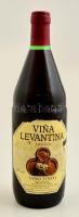 cca 1980 Vina Levantina vörösbor bontatlan palackban / Unopened bottle