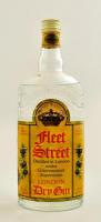 cca 1980 Fleet Street gin bontatlan palackban / Unopened bottle