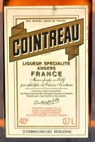 cca 1980 Cointreau bontatlan palackban / Unopened bottle