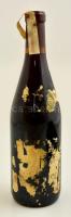 cca 1980 Burgtali osztrák vörösbor címke nélkül bontatlan palackban / Unopened bottle