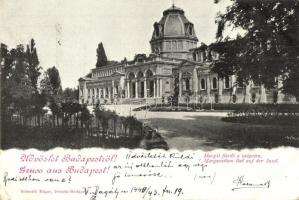 1899 Budapest XIII. Margitsziget, Margit-fürdő. Schmidt Edgar kiadása (EK)