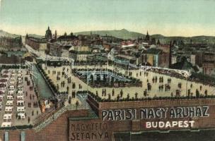 Budapest VI. Párisi Nagyáruház nagy tetősétánya (EK)