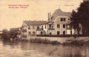 Pöstyén, Pistany, Piestany; Lőger villa. W. L. 883. / villa (EK)