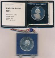 1980. 100Ft "Szovjet-magyar közös űrrepülés" eredeti, plombált, sérült MNB plasztiktokban ...