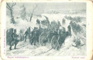 Magyar szabadságharc, Vízaknai csata- Divald Károly 73. sz. / Hungarian Revolution of 1848 (kopott sarkak / worn corners)