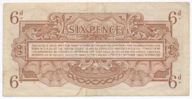 Nagy-Britannia / Katonai kiadás 1946. 6p T:III
Great Britain / British Armed Forces 1946. 6 Pence C...