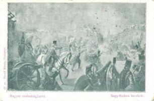 Magyar szabadságharc, Nagyszeben bevétele, Divald Károly 68. sz. / Hungarian Revolution of 1848 (kopott sarkak / worn corners)