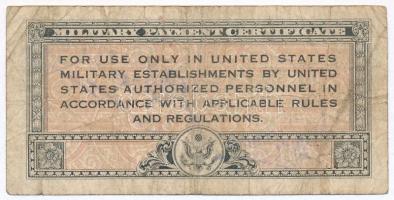Amerikai Egyesült Államok / Katonai kiadás 1946. 50c T:III rajta több aláírás
USA / Military Paymen...