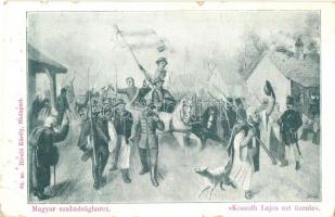 Magyar szabadságharc, Kossuth Lajos azt üzente, Divald Károly 64. sz. / Hungarian Revolution of 1848 (kis szakadások / small tears)