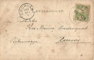 1903 Vezseny, Tiszavezseny; Református templom. photo (EK)