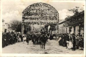 1938 Párkány, Stúrovó; bevonulás / entry of the Hungarian troops (EK)