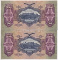 1930. 100P (4x) sorszámkövetők T:I