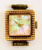 cca 1930 14K arany Tissot női karóra. Hibátlan gyöngyház számlappal, működő szerkezettel. / Gold Tissot Swiss womens watch with sell dial and working mechanics 8,4 g