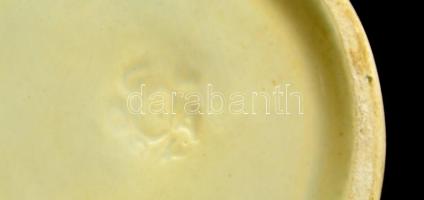 Iparművészi Vállalatos Gorka váza, mázas kerámia, jelzett, hibátlan,m: 25 cm