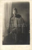Honvéd huszár 1918-ban / WWI K.u.K. military, hussar, photo (fa)