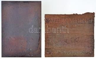 Beck Ötvös Fülöp (1873-1945) DN "Balatoni Versenyek Országos Testnevelési Tanács" kétoldal...