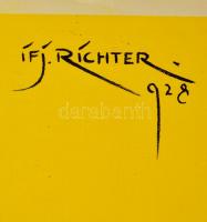 1928 Magyar Hét  - Magyar árut vásárolj!" Litográf reklámplakát. Rajzolta: Ifj. Richter. Nyomta...