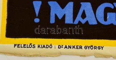 1928 Magyar Hét  - Magyar árut vásárolj!" Litográf reklámplakát. Rajzolta: Ifj. Richter. Nyomta...