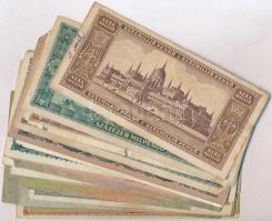 30db-os vegyes magyar pengő bankjegy tétel T:III,III-