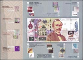 Ukrajna 2015. "1819-1897. Panteleimon Kulish" papírpénz tervezet, papírtokban, ismertetője...