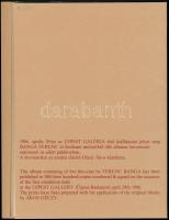 1986 Banga Ferenc (1947-): Banga Ferenc. Bp., 1986, Újpest Galéria, 1 p+5 t. Papírmappa, öt linómets...