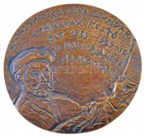 DN "Csontváry Kosztka Tivadar magyar festő élt 1853-1919 -ig a Nagy Planéta álmodója" kétoldalas Br plakett. Szign.: ME (114mm) T:2 kis patina