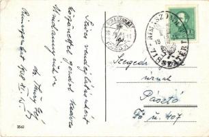 Rimaszombat, Rimavska Sobota; utcakép, automobil, Lipthay L. és Cséman üzlete, bútor áruház / street...