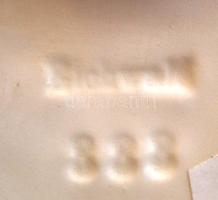 Eichwald szecessziós vázapár, kézzel festett, jelzett (mélynyomás), kis kopásokkal, m: 25 cm