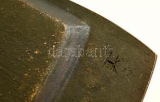 Herczeg Klára (1906-1997): hamutál a Tiszántúli Áramszolgáltató Vállalat 1897-1972 plakettjével, réz...