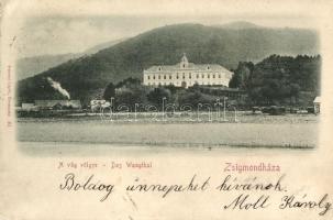 1899 Zsigmondháza, Vágzsigmondháza, Orlove; Hohenlohe herceg kastélya / castle