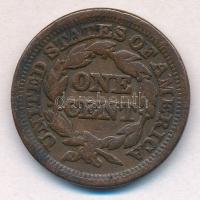 Amerikai Egyesült Államok 1847. 1c Br "Coronet" T:3
USA 1847. 1 Cent Br "Coronet&quo...