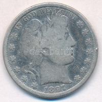 Amerikai Egyesült Államok 1897O 1/2$ Ag Barber (11,8g) T:3 ph. USA 1897O 1/2 Dollar Barber (11,8g) C:F edge error Krause KM#116