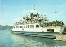 10 db MODERN motívumlap balatoni hajókkal / 10 MODERN motive cards with ships from Balaton lake