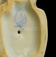 Herendi nyuszi, kézzel festett, jelzett, apró kopásokkal, m: 13,5 cm