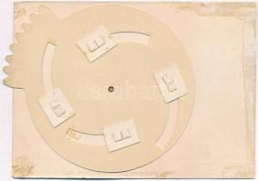 Hungaria 896-1918 - mechanikus térképes irredenta lap / Map of Hungary, Irredenta mechanical postcar...