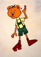 Magyar filmek fázisrajzai 5 db, tempera, fólia, jelzés nélkül, 26x34 cm