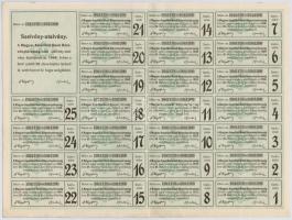 Budapest 1923. "Magyar Amerikai Bank Részvénytársaság" huszonöt részvénye egyben, összesen...