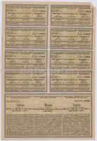 Ausztria / Szarajevó / Bécs 1914. "1914. évi öt százalékos bosnyák-hercegovinai országos vasúti...