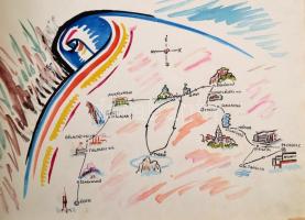 1953 Az MTH (Munkaerő Tartalékok Hivatala) 2.sz intézetének első vándorüdülése 1953. június 29-júliu...