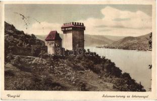 4 db régi magyar városképes lap, 2 Esztergom és 2 Visegrád / 4 pre-1945 Hungarian town-view postcard...