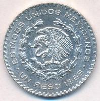Mexikó 1966. 1P Ag "Függetlenség" T:1-
Mexico 1966. 1 Peso Ag "Independence" C:...