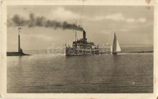 Balaton, hajók - 13 db modern képeslap / 13 modern postcards