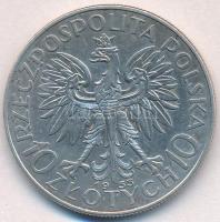 Lengyelország 1933. 10Zl Ag T:2 Poland 1933. 10 Zlotych Ag C:XF