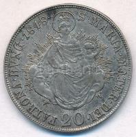 1848B 20kr Ag "V. Ferdinánd" T:1-