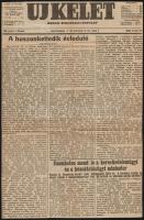 1926 2 db kivágat a kolozsvári Új kelet zsidó politikai napilapból, érdekes aktuális hírekkel