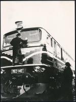 cca 1960 4 db vonatfotó, különböző méretben