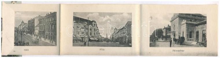 Nagykanizsa, Fő út, leporellocard (ázott / wet damage)