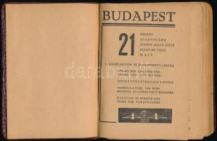 Budapest utcanévjegyzék és idegenvezető címtár. A kerületi térképeket rajzolta és az utcanévjegyzéke...